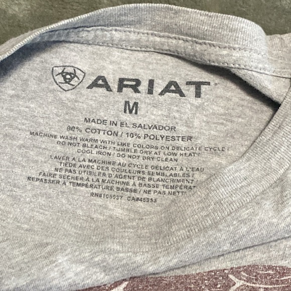 Ariat Gray Graphic T-Shirt - Picture 3 of 4